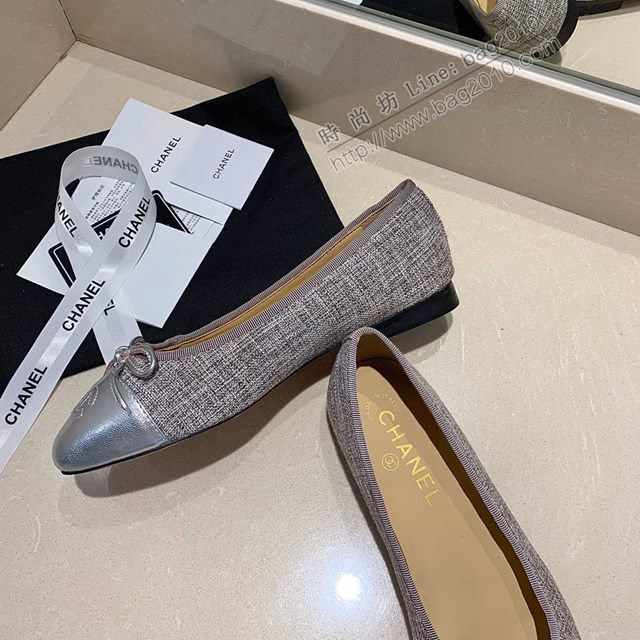 Chanel女鞋 香奈兒頂級芭蕾舞鞋 Chanel羊皮舒適平底鞋  naq1066